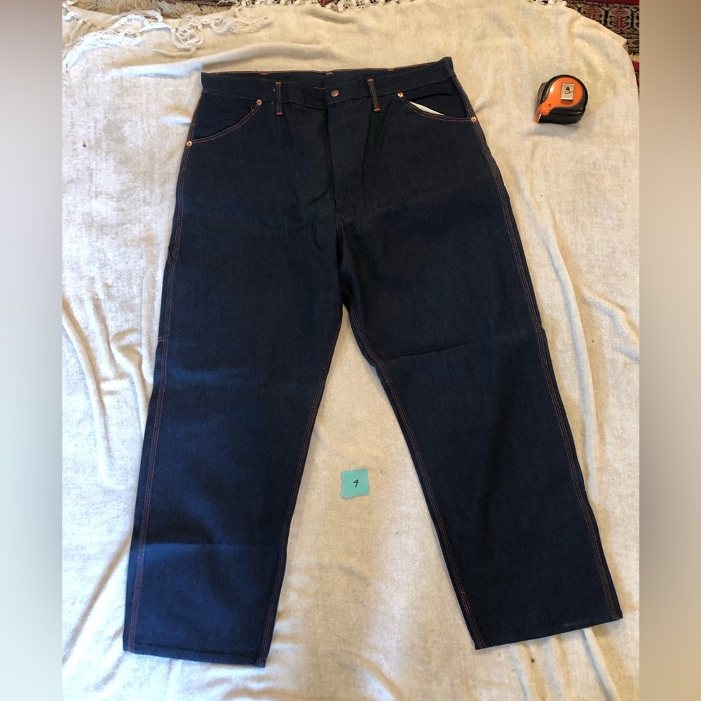 Big Mac JC Penney Vintage 60s Indigo Denim Jeans 40X29. NWT